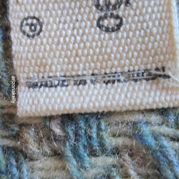 NWOT Woven Wool Tweed Scarf from Portugal - Picture 9 of 12